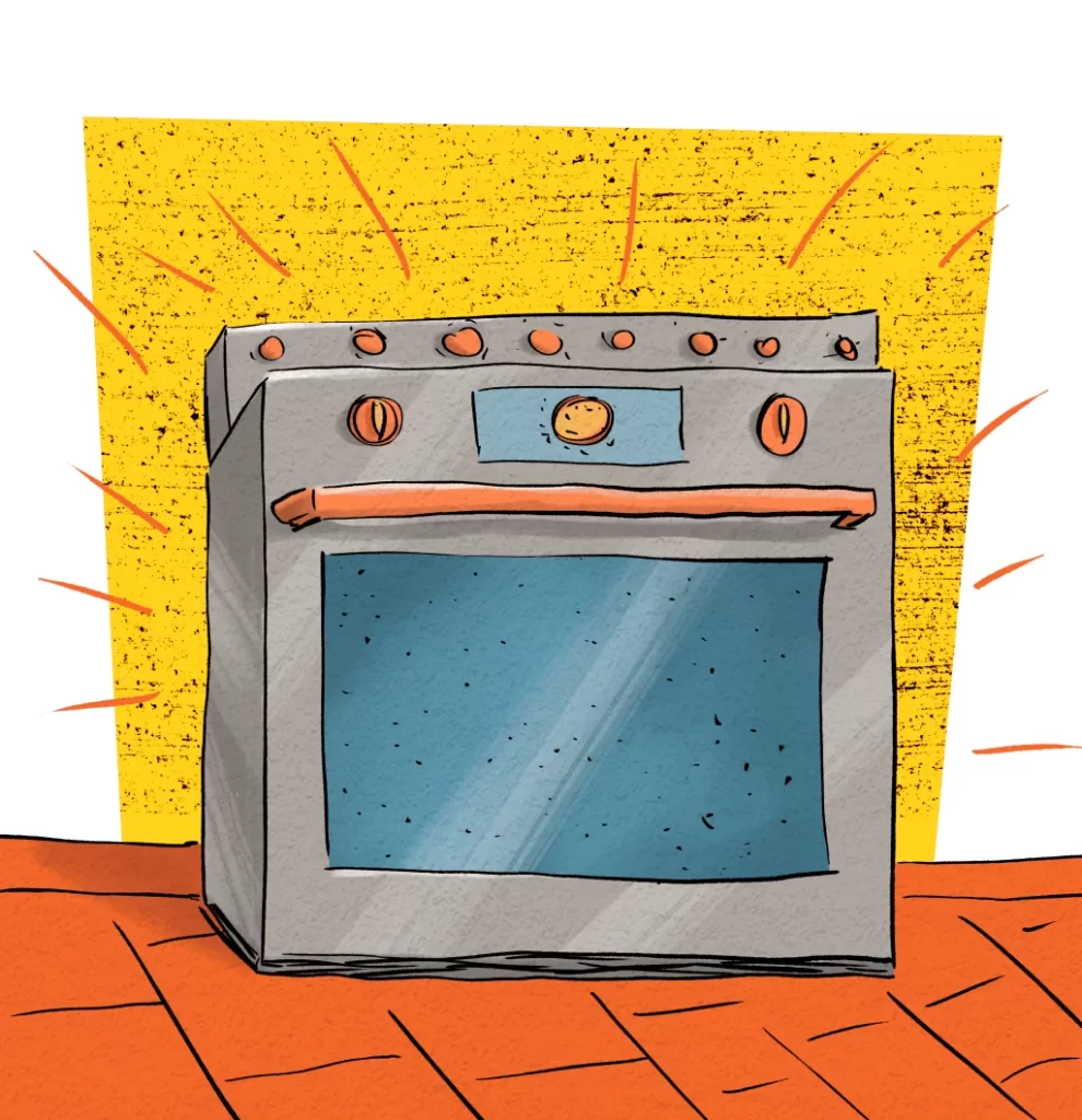 An oven is Gary's newest idea to get around the First and Second law.