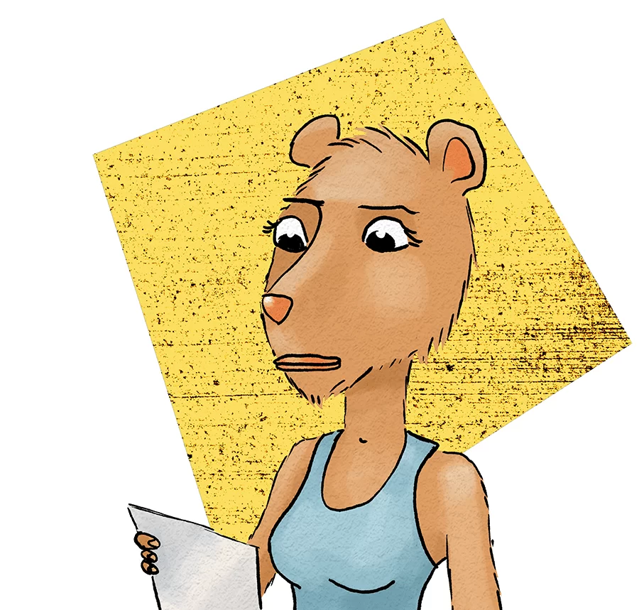 Princess Capybara reading the first letter
